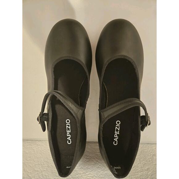 New! Capezio 3800 Women's Mary Jane Tap Shoes Black Size 9.5M - Picture 5 of 10